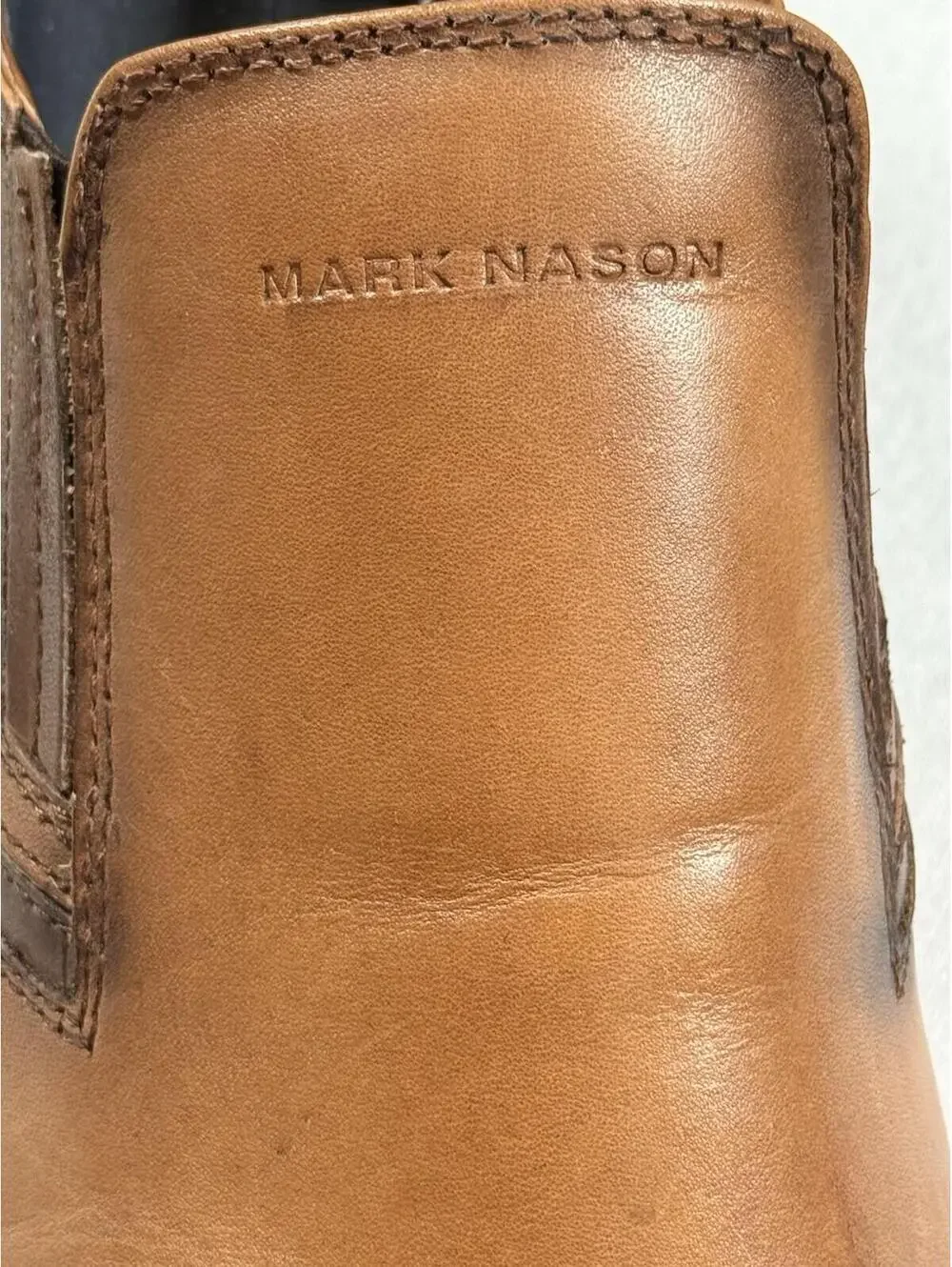 Mark Nason Ottomatic Cypher Loafers Men's Sz 14 Brown Leather Shoes‎ Slip On